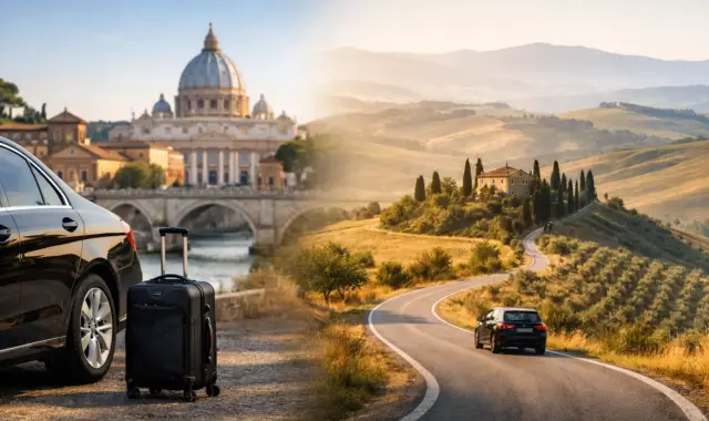 A Rome to Tuscany Transfer Example for Your Trip