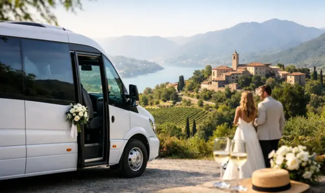 Wedding Guest Shuttle Planning Example for Italy